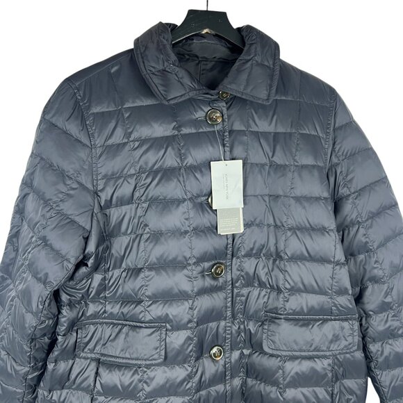 NWT Jones New York Quilted Reversible Down Duck Feather Coat in Black Size XL - Picture 2 of 10